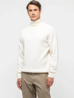 Uomo Piazza Italia Maglieria<Maglia cardigan collo sciallato regular fit - ecru