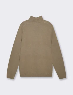 Uomo Piazza Italia Maglieria<Maglia cardigan collo sciallato regular fit - tortora