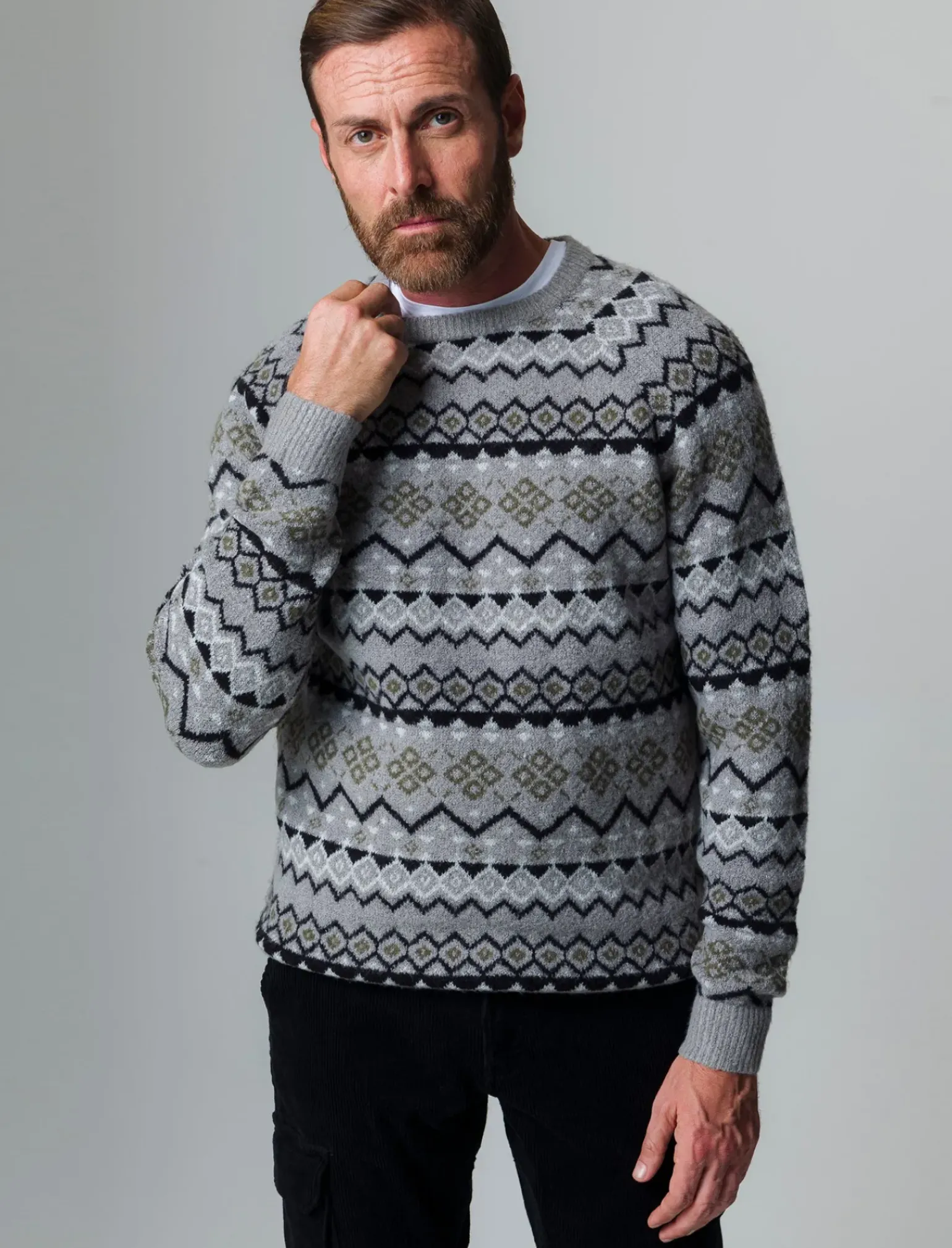 Uomo Piazza Italia Uomo|Maglieria<Maglia cardigan effetto lana regular fit - mel.