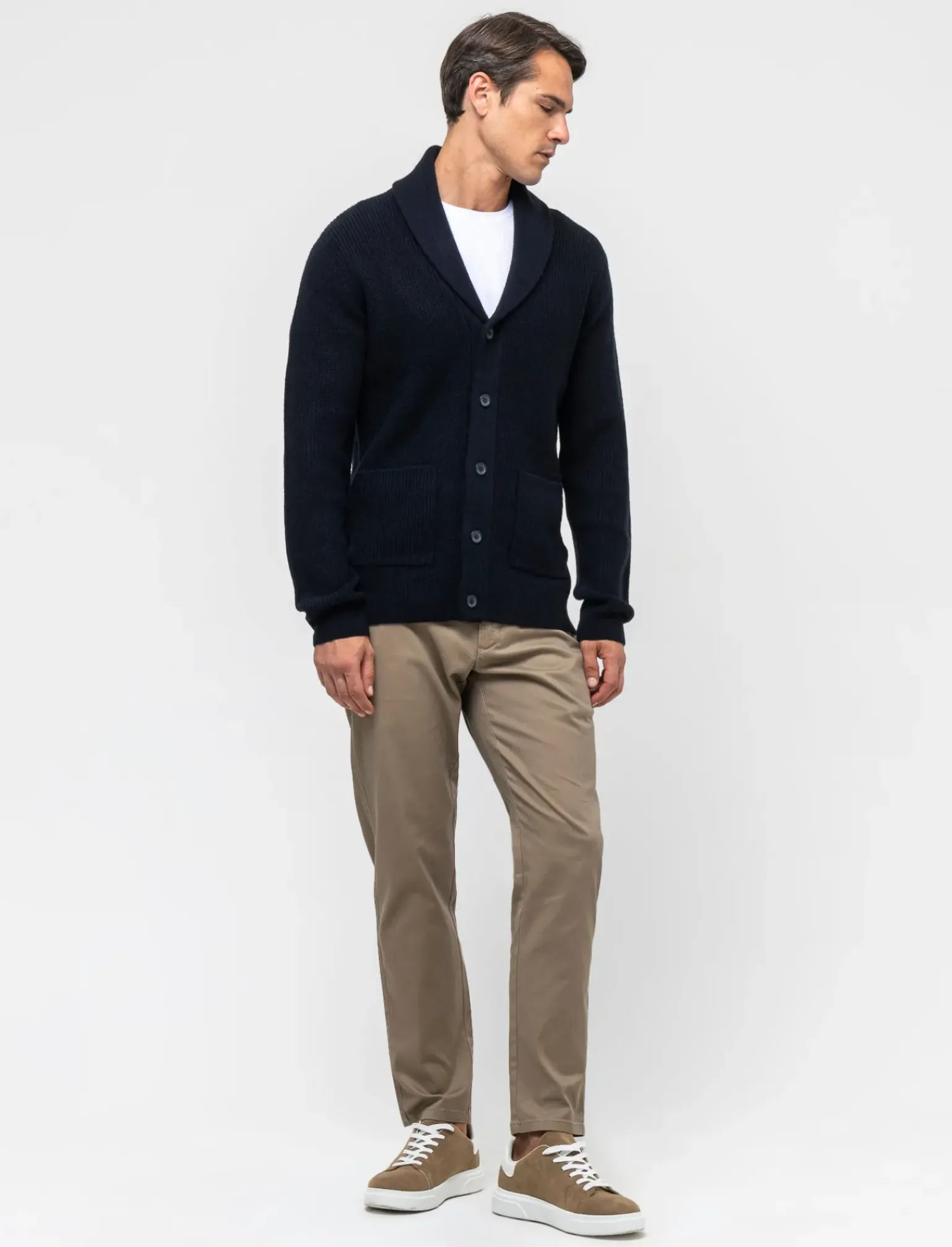 Uomo Piazza Italia Uomo|Maglieria<Maglia cardigan lavorazione jacquard a canestro regular fit -