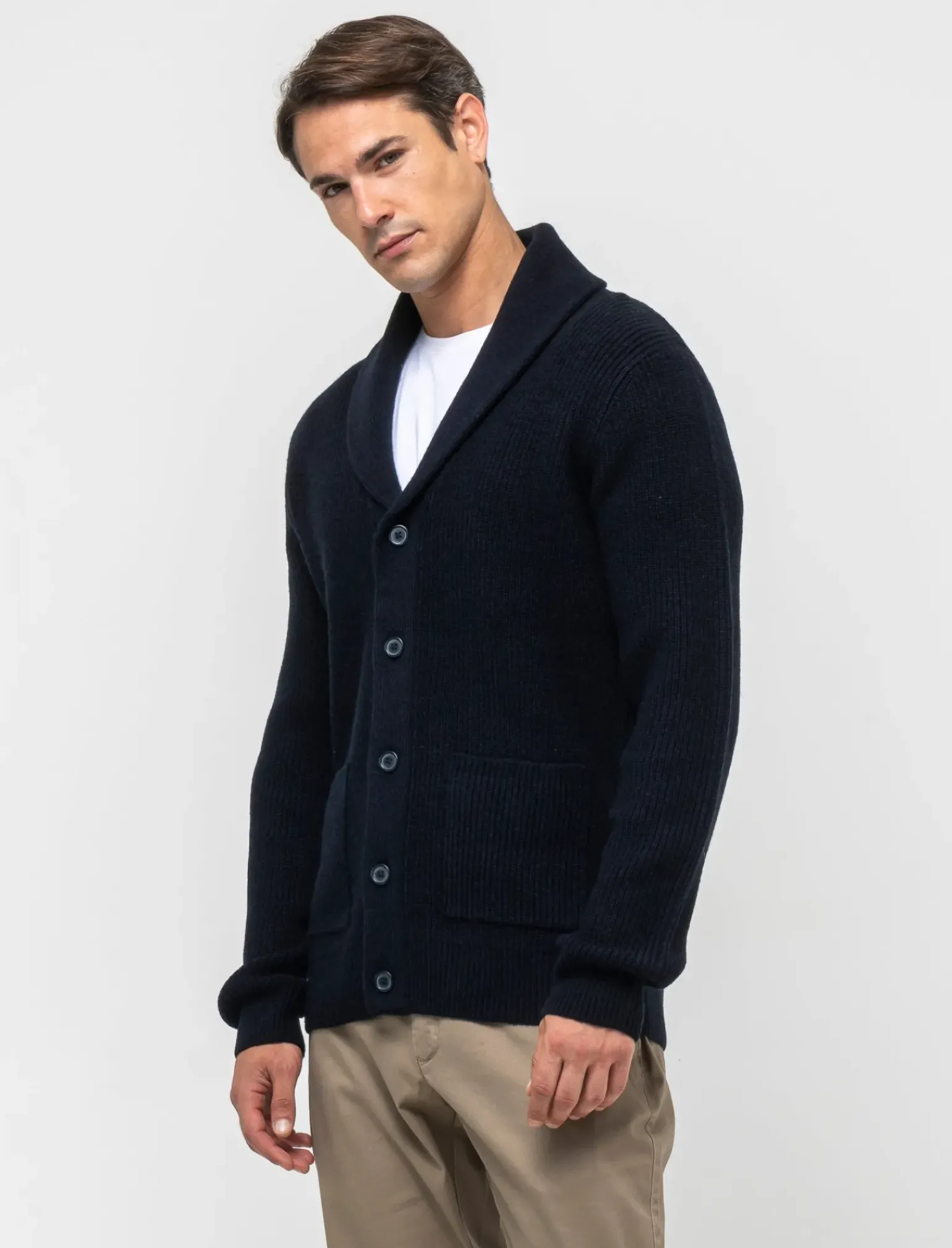 Uomo Piazza Italia Uomo|Maglieria<Maglia cardigan lavorazione jacquard a canestro regular fit -