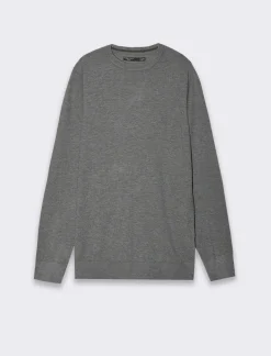 Uomo Piazza Italia Maglieria<Maglia collo alto con zip, filato premium regular fit - mel.