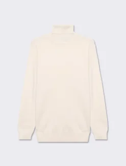 Uomo Piazza Italia Maglieria<Maglia collo alto in misto viscosa premium regular fit - latte