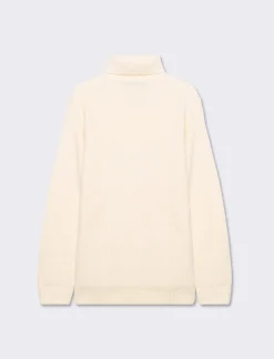 Uomo Piazza Italia Maglieria<Maglia collo alto lavorazione jacquard regular fit - ecru