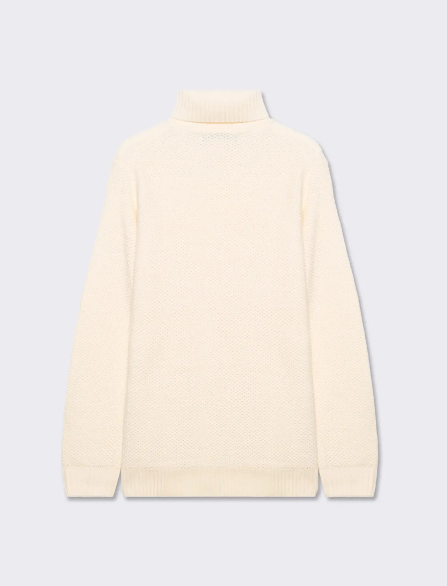 Uomo Piazza Italia Maglieria<Maglia collo alto lavorazione jacquard regular fit - ecru