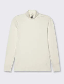 Donna Piazza Italia Donna|Maglieria<Maglia collo alto manica lunga vestibilità slim - Avorio