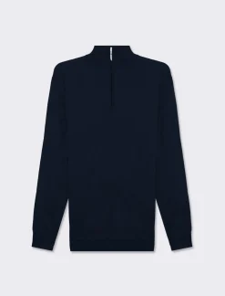 Uomo Piazza Italia Maglieria<Maglia collo alto zip basic regular fit -