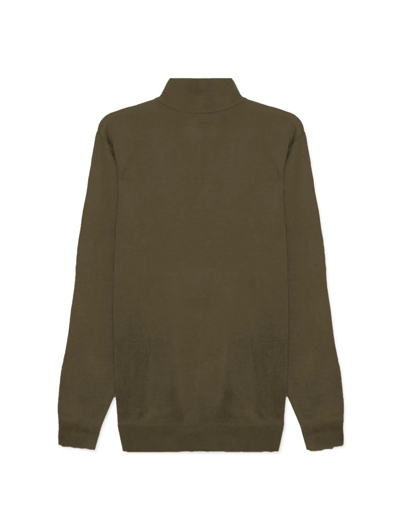 Uomo Piazza Italia Maglieria<Maglia collo alto zip basic regular fit - militare