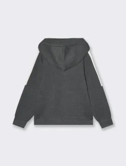 Bambino Piazza Italia Bambino|Maglieria<Maglia con cappuccio da bambino con bandine in contrasto e patch - mel.