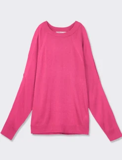 Donna Piazza Italia Donna<Maglia con fori su spalle - azalea