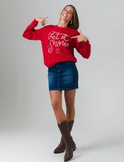 Donna Piazza Italia Maglieria<Maglia con lavorazione a treccia e applicazione cordoncino - var 2