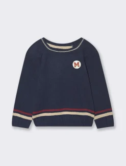 Piazza Italia Neonato|Maglieria<Maglia con righe jacquard e patch -