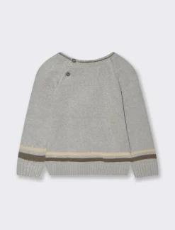 Piazza Italia Neonato|Maglieria<Maglia con righe jacquard e patch - mel.