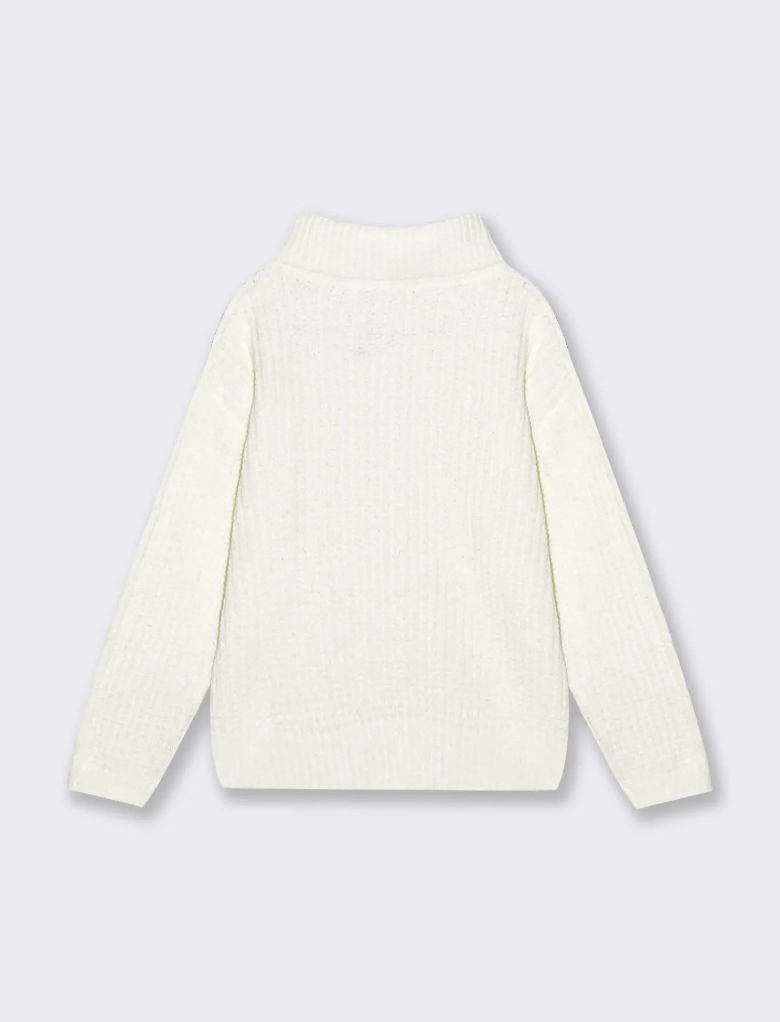 Piazza Italia Bambina|Maglieria<Maglia da bambina a collo alto e vestibilità ampia - sporco