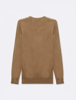 Uomo Piazza Italia Maglieria<Maglia girocollo basic regular fit - fango