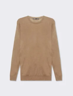 Uomo Piazza Italia Maglieria<Maglia girocollo basic regular fit - tortora