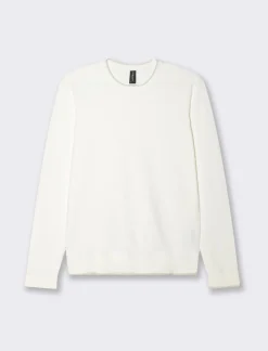 Donna Piazza Italia Donna|Maglieria<Maglia girocollo con vestibilità comfort e dettagli lurex - Avorio