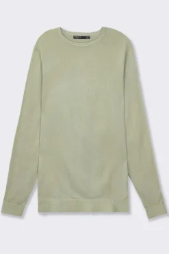 Uomo Piazza Italia Uomo|Maglieria<Maglia girocollo con filato effetto cachemere -