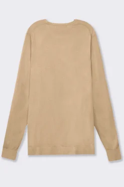 Uomo Piazza Italia Uomo|Maglieria<Maglia girocollo con filato effetto cachemere - tortora