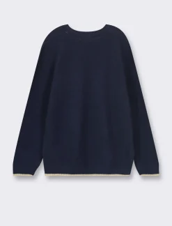 Bambino Piazza Italia Bambino|Maglieria<Maglia girocollo con finto taschino frontale, etichetta al fondo, stile casual -