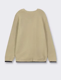 Bambino Piazza Italia Bambino|Maglieria<Maglia girocollo con finto taschino frontale, etichetta al fondo, stile casual -