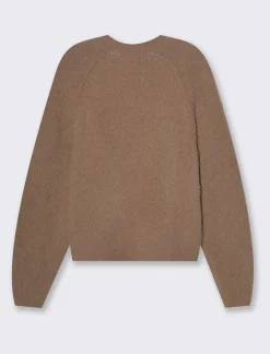 Donna Piazza Italia Donna|Maglieria<Maglia girocollo con manica raglan fondo e polsini a costa elastica - tortora