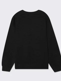 Bambino Piazza Italia Bambino|Maglieria<Maglia girocollo con scritta jacquard bicolore -