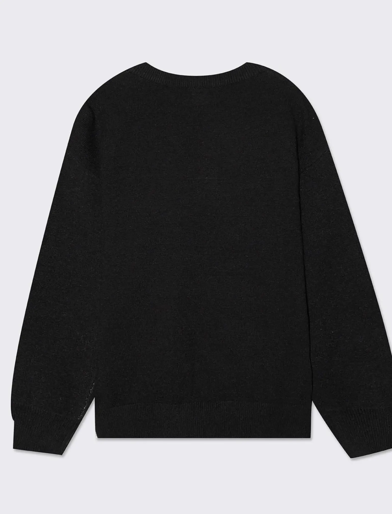 Bambino Piazza Italia Bambino|Maglieria<Maglia girocollo con scritta jacquard bicolore -