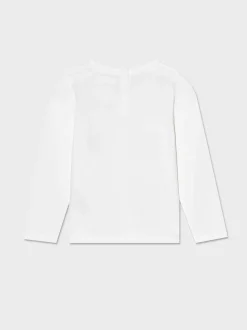 Piazza Italia Neonata<Maglia girocollo con stampa sul davanti in 3 varianti colore - panna