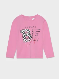 Piazza Italia Neonata<Maglia girocollo con stampa sul davanti in 3 varianti colore -