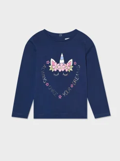 Piazza Italia Neonata<Maglia girocollo con stampa sul davanti in 3 varianti colore -