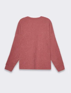 Donna Piazza Italia Maglieria<Maglia girocollo con tessuto a coste - cipolla