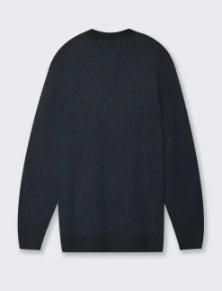 Uomo Piazza Italia Maglieria<Maglia girocollo effetto lana regular fit con lavorazione a coste - Avion