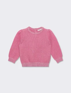 Piazza Italia Neonata<Maglia girocollo in lurex da neonata, in due varianti colore -