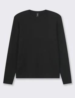 Donna Piazza Italia Donna|Maglieria<Maglia girocollo in morbido filato con motivo a treccia vestibilità slim -