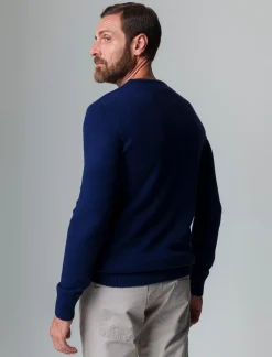 Uomo Piazza Italia Maglieria<Maglia girocollo lavorazione rasata, filato premium regular fit -