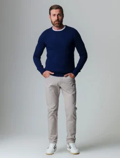 Uomo Piazza Italia Maglieria<Maglia girocollo lavorazione rasata, filato premium regular fit -