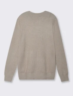 Uomo Piazza Italia Maglieria<Maglia girocollo lavorazione rasata, filato premium regular fit - tortora