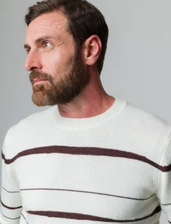 Uomo Piazza Italia Maglieria<Maglia girocollo lavorazione jacquard fantasia astratta regular fit - panna