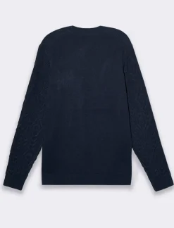 Uomo Piazza Italia Maglieria<Maglia girocollo lavorazione jacquard fantasia a rombi regular fit -