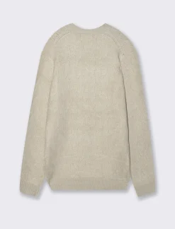 Uomo Piazza Italia Maglieria<Maglia girocollo lavorazione full jacquard regular fit - Beige ecru