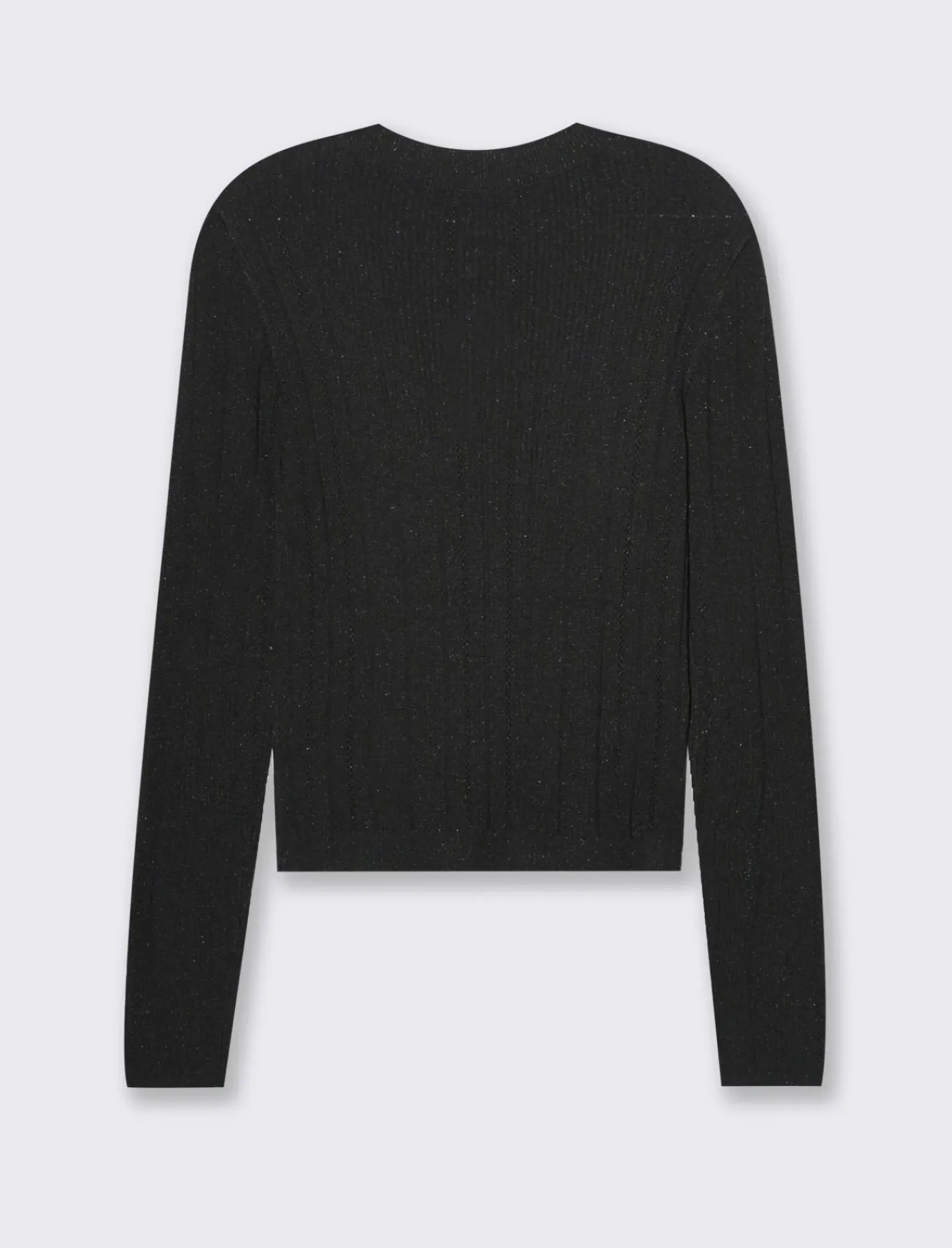 Donna Piazza Italia Donna|Maglieria<Maglia girocollo manica lunga lavorata con filo metallizzato vestibilità slim -