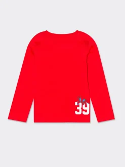 Piazza Italia T-Shirt E Top<Maglia girocollo manica lunga con stampe dei personaggi Marvel e Spidey -