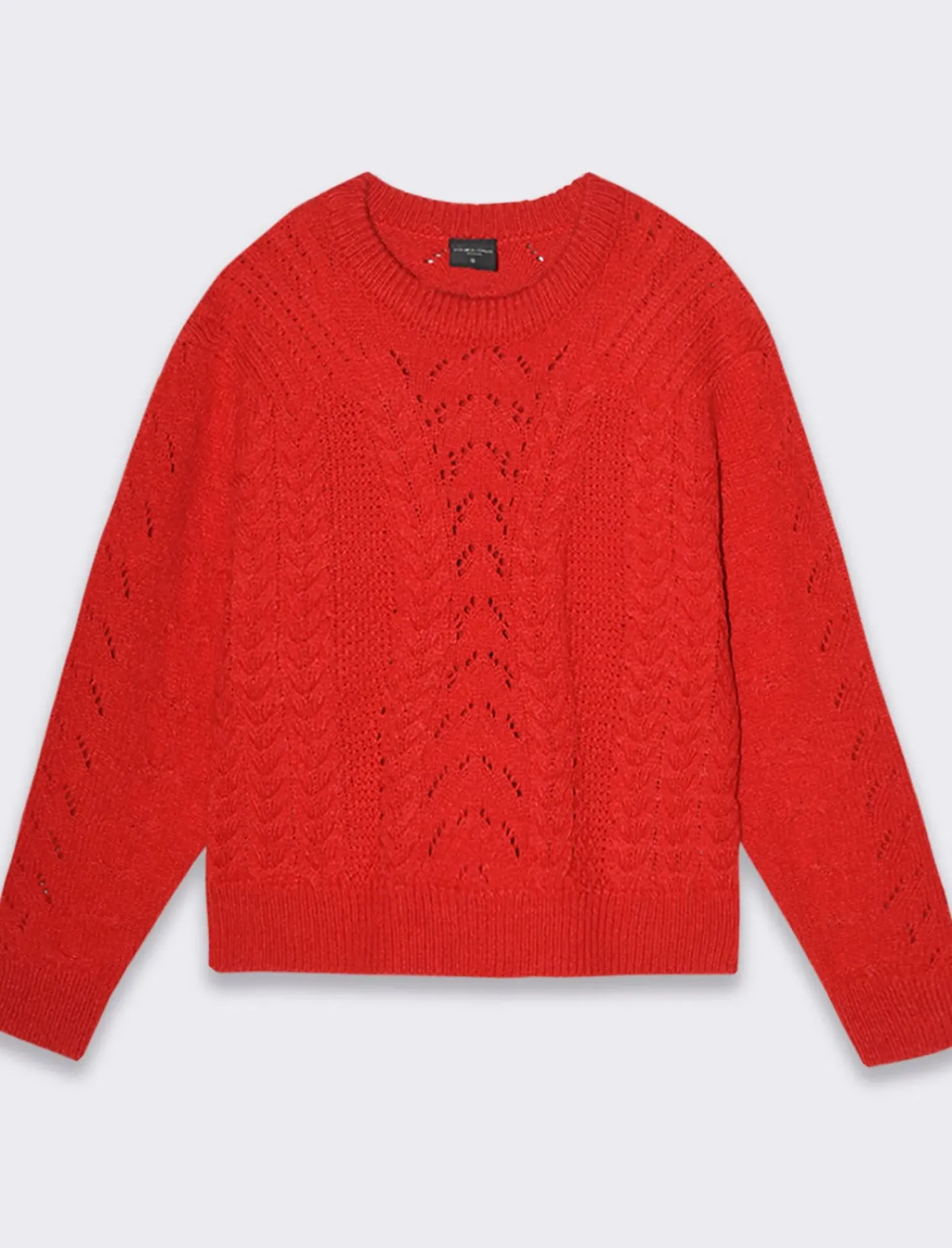 Donna Piazza Italia Maglieria<Maglia girocollo manica lunga e fondo a costa elastica -