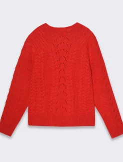 Donna Piazza Italia Maglieria<Maglia girocollo manica lunga e fondo a costa elastica -