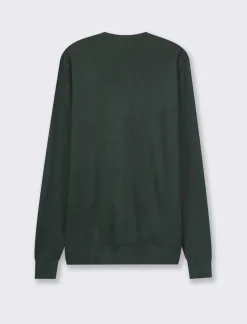 Uomo Piazza Italia Uomo|Maglieria<Maglia girocollo slim fit con costina al collo -