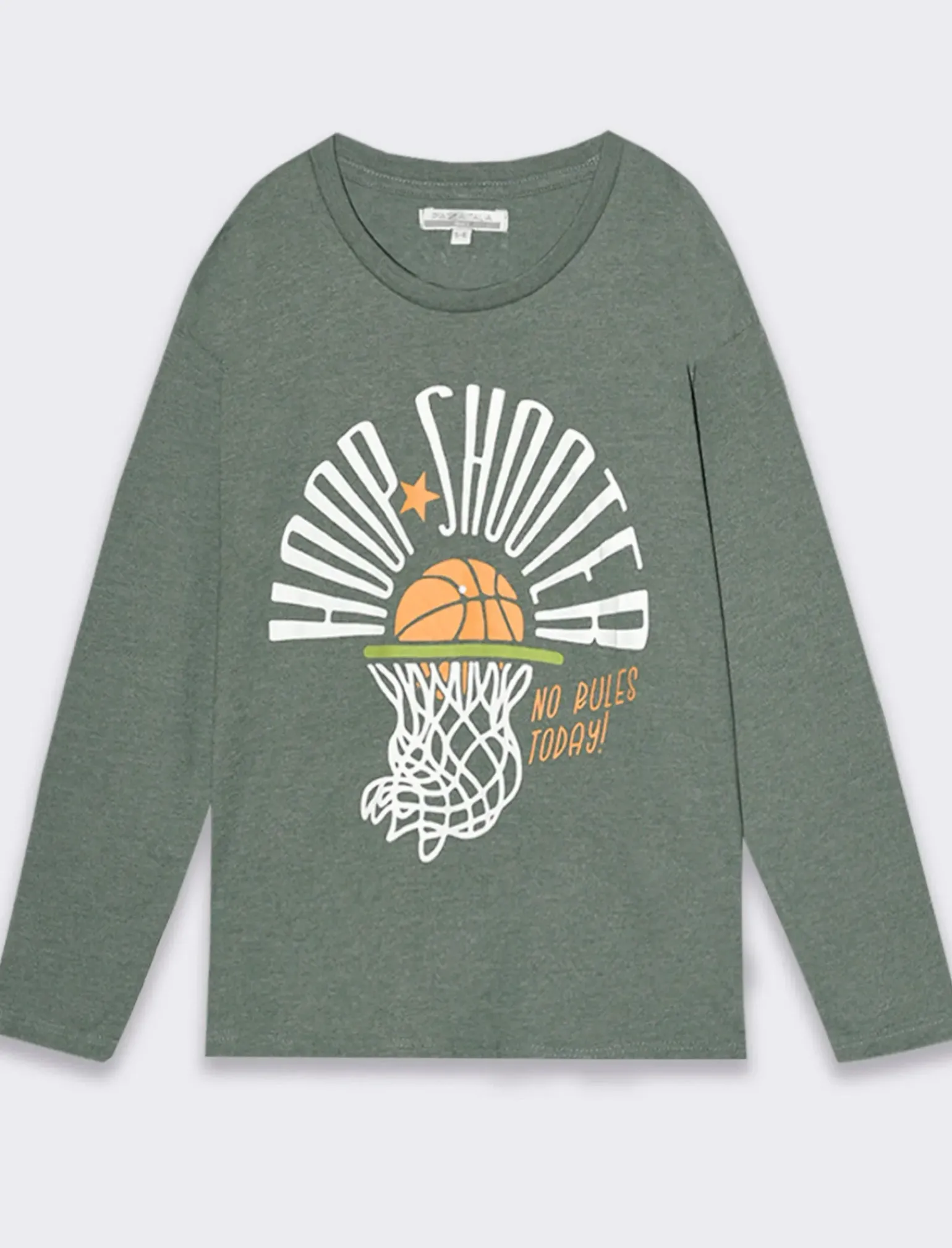 Bambino Piazza Italia Bambino|Maglieria<Maglia in jersey con doppia stampa fronte retro in stile pop - salvia