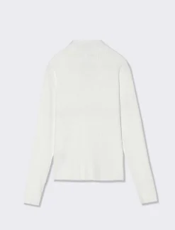 Piazza Italia Bambina|Maglieria<Maglia lupetto in costina con bande raglan - sporco