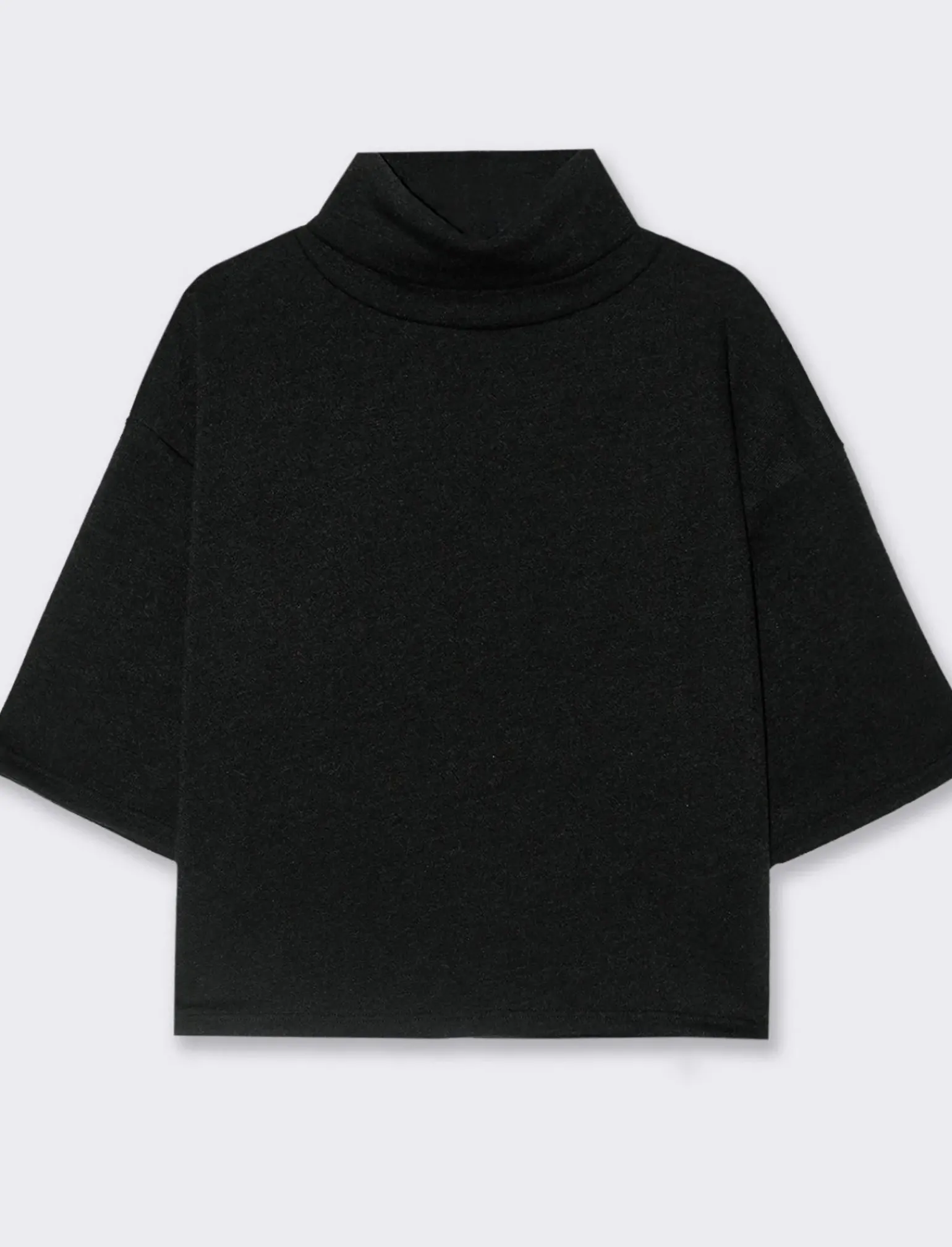 Donna Piazza Italia T-Shirt E Top<Maglia manica a 3/4 con strass - Nero