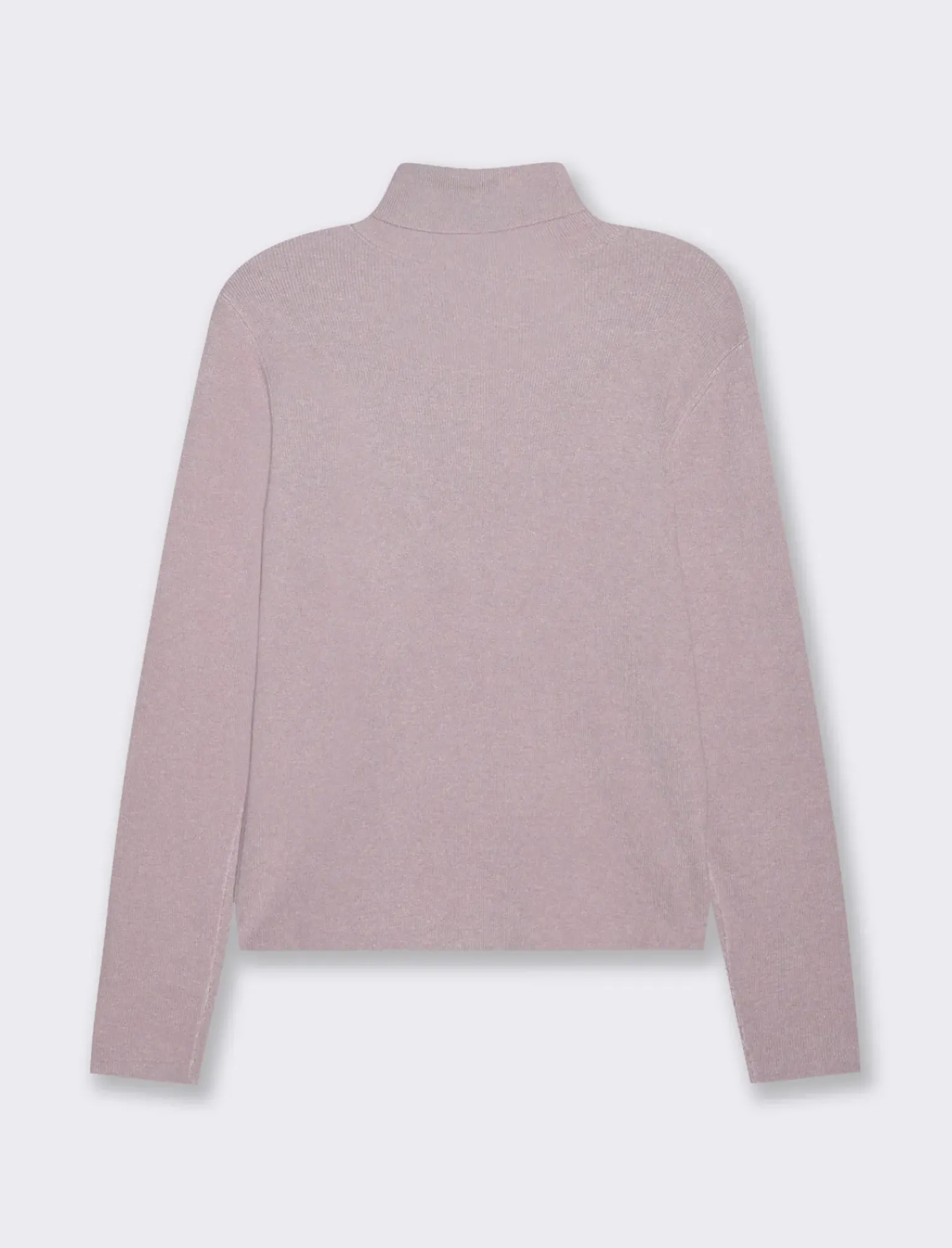 Donna Piazza Italia Donna|Maglieria<Maglia manica lunga con collo alto lavorazione a costina - Viola glicine